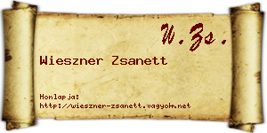 Wieszner Zsanett névjegykártya